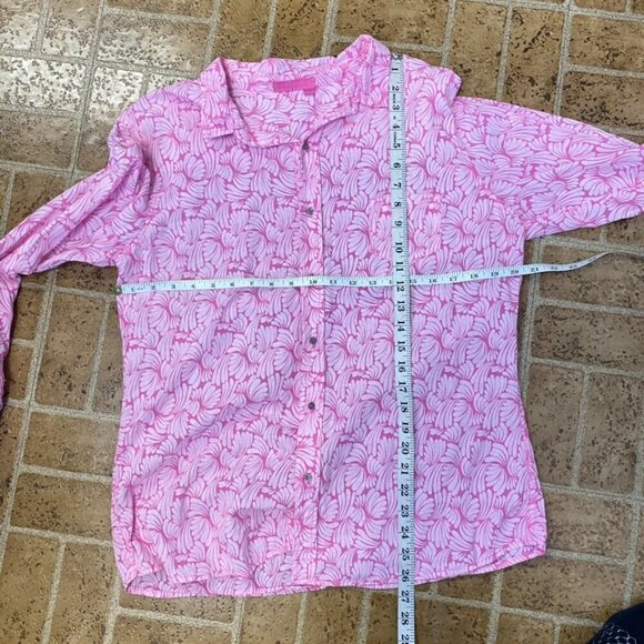 Fresh Produce Pink Cotton Button Down Top - Picture 12 of 12